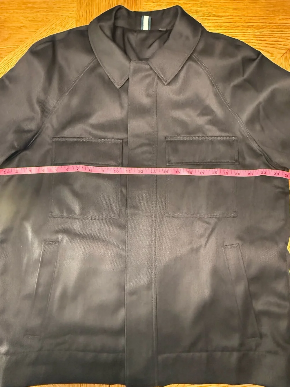 Ted Baker Virgin Wool Men's Black Utility Jacket - Modern Workwear